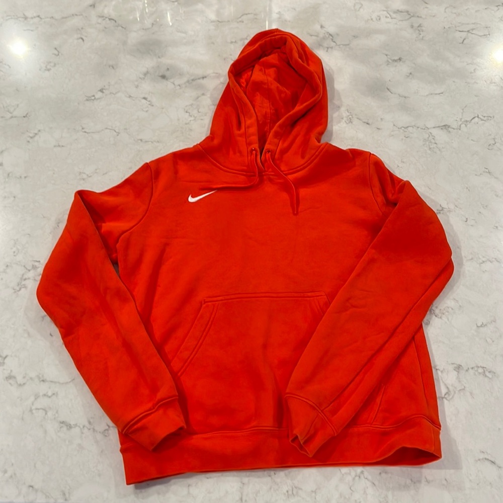 Orange Nike hoodie